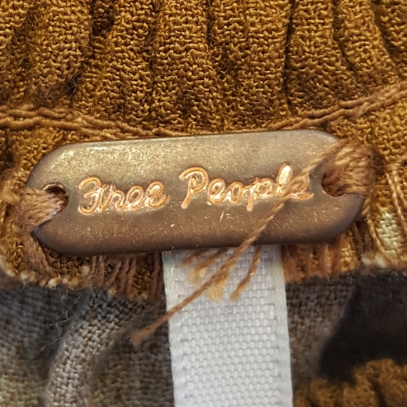 FREE PEOPLE Brown and Pink Blouse - Picture 6 of 8